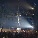 Kamikaze Cabaret - Shambala Festival - 2010 - Photo S Dixey - Cloud Swing - Freya Watson