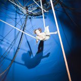 Kamikaze Cabaret - Shambala Festival, 2010 - Photo S Dixey - Cloud Swing - Freya Watson - Costume Aisha Watson