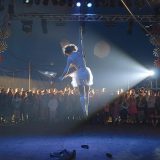 Kamikaze Cabaret - Shambala Festival, 2010 - Photo S Dixey - Cloud Swing - Freya Watson - Costume Aisha Watson