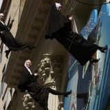 SisterAct - London Palladium - 2009 - Harness - Abseil - Freya Watson - High Performance Rigging