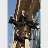 SisterAct - London Palladium - 2009 - Harness - Abseil - Freya Watson - High Performance Rigging